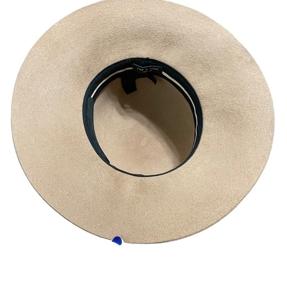 Rag & BONE New York Tan / Black Cloche Wool Hat - Picture 7 of 8